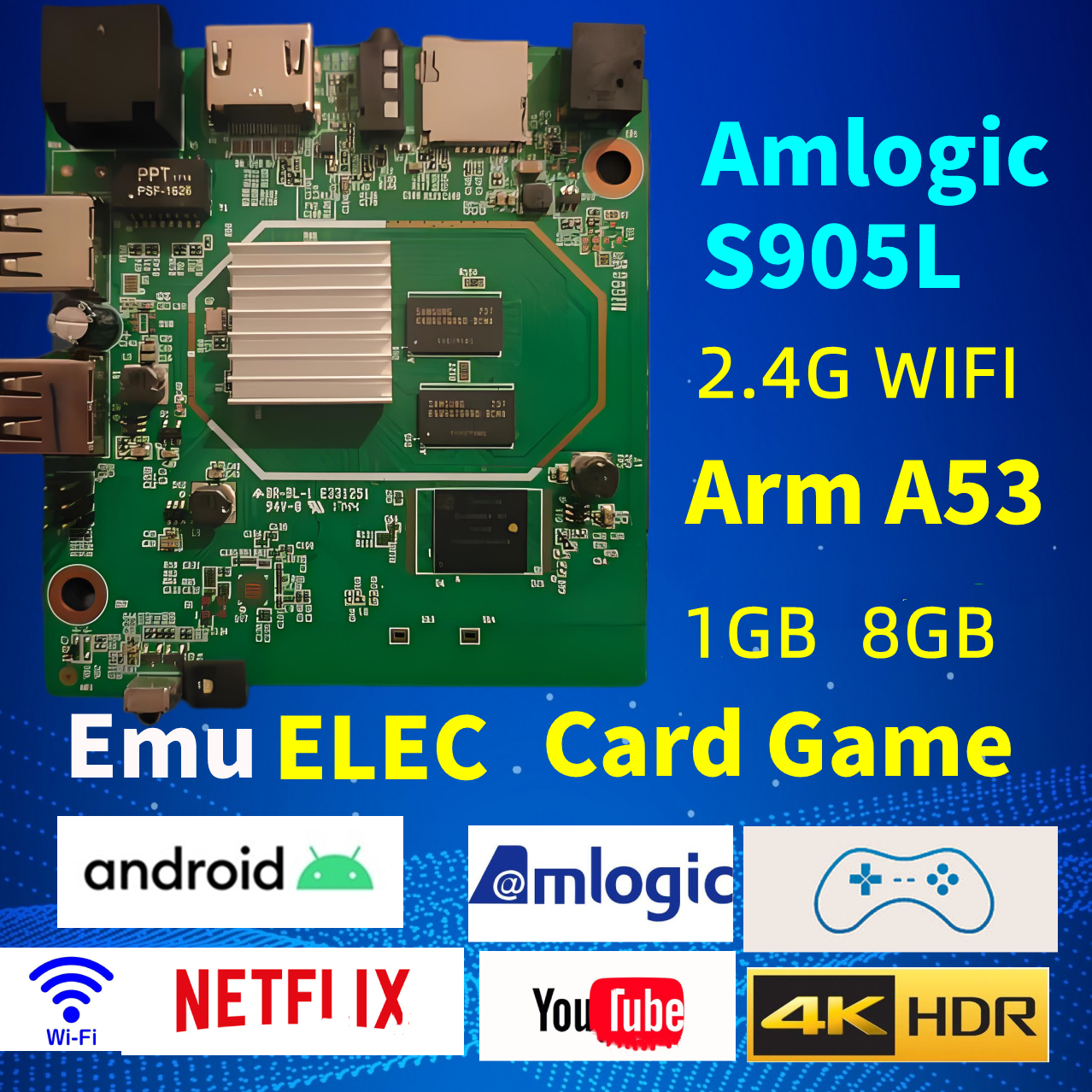 Home Cinema Google - D905 4K Smart TV Box Set