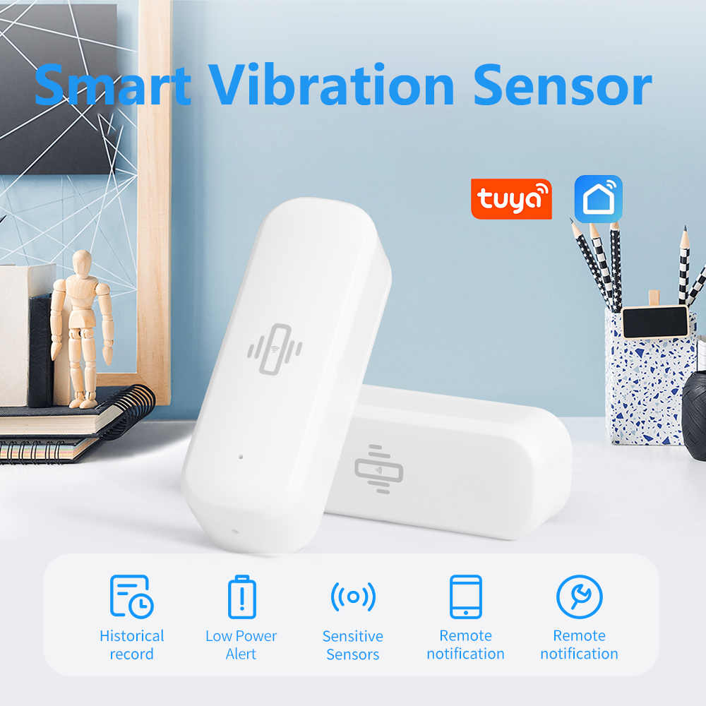 Home Cinema Alexa - Tuya Smart WiFi Vibration Sensor Real-time