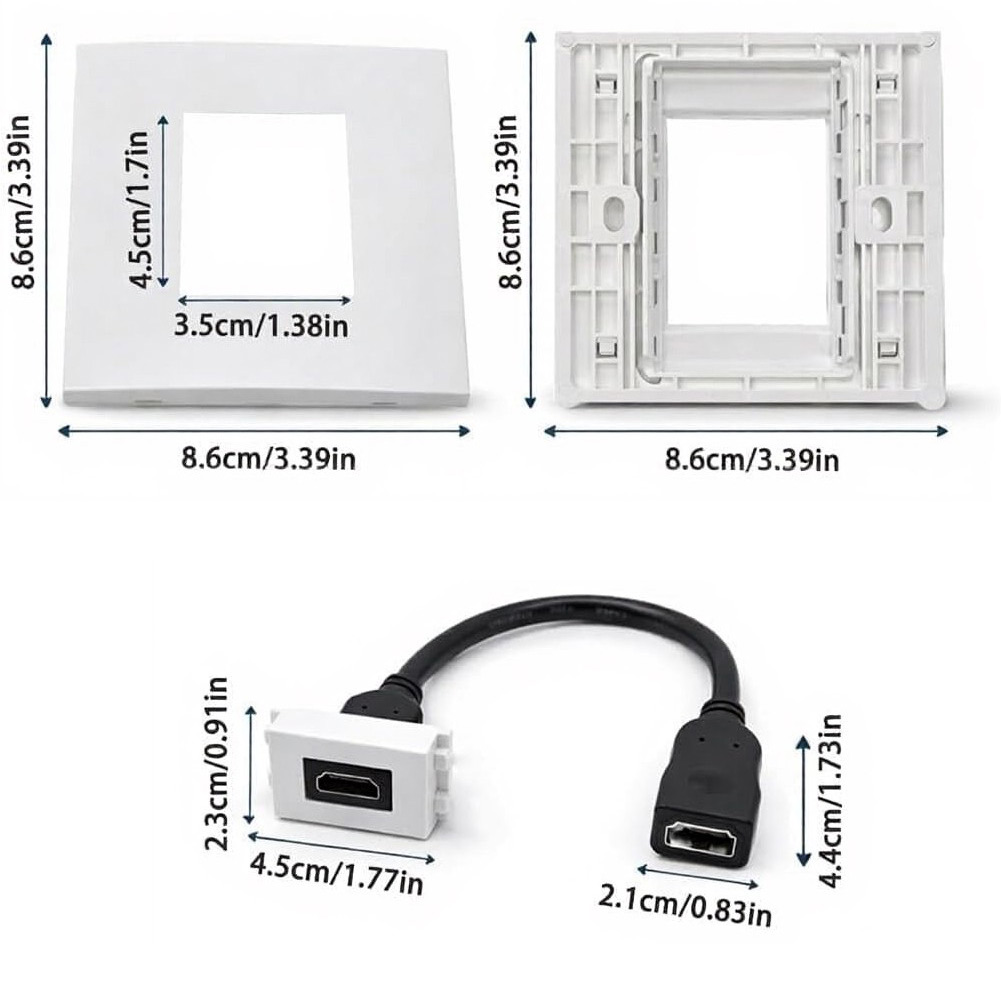 Dual Port Wall Plate with Pigt - Home Cinema Gaming incelemesi ve fiyatı