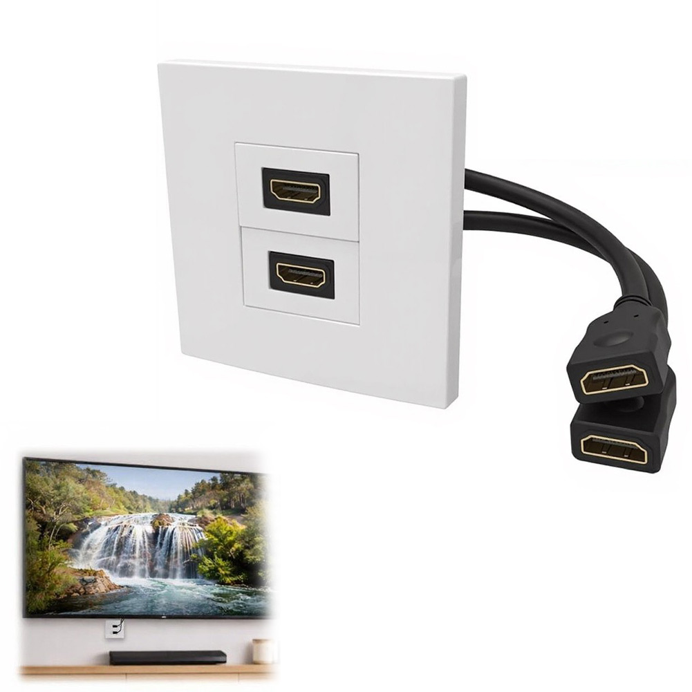 Dual Port Wall Plate with Pigt - Home Cinema Gaming incelemesi ve fiyatı