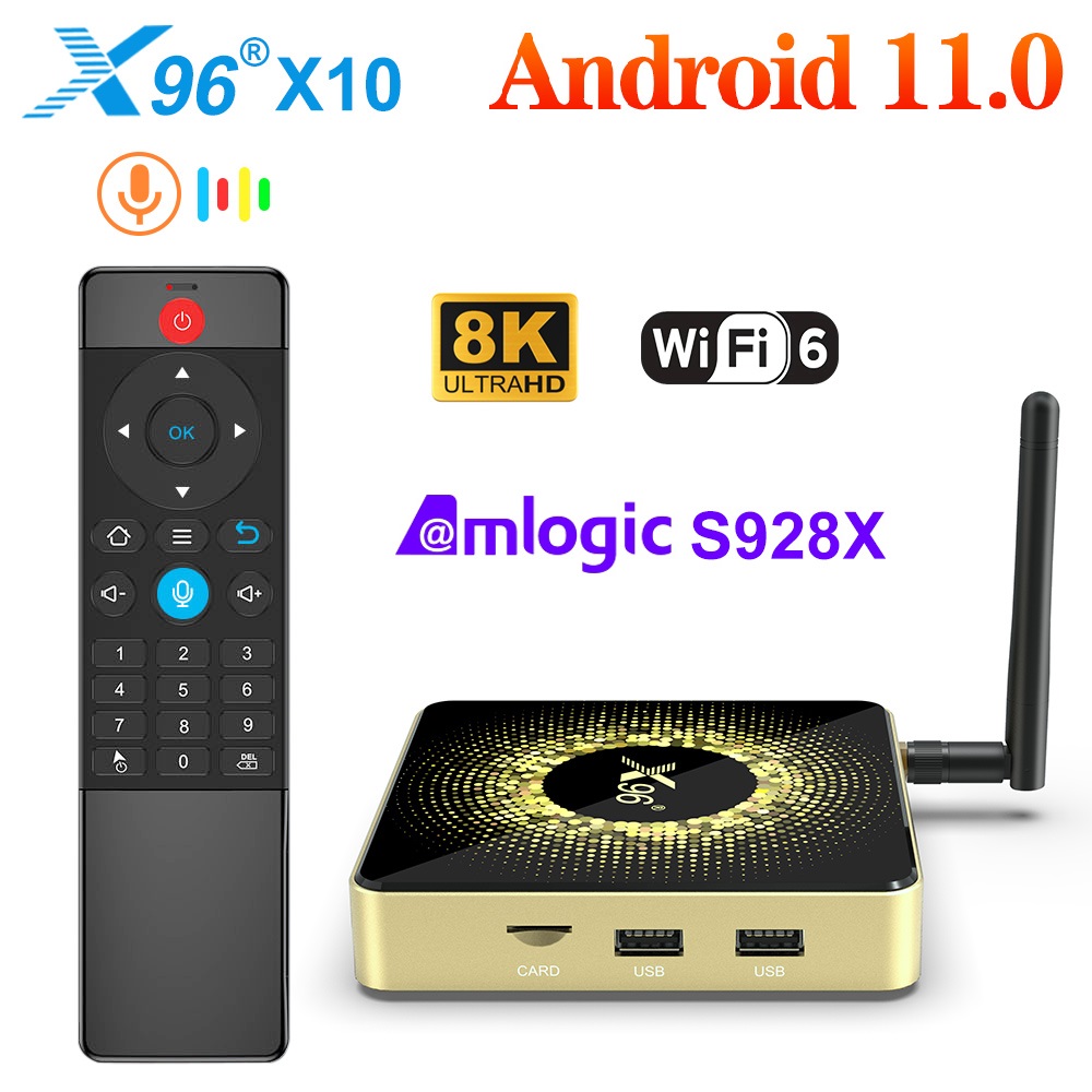 X96 X10 Amlogic S928X-J TV Box - Home Cinema Google incelemesi ve fiyatı