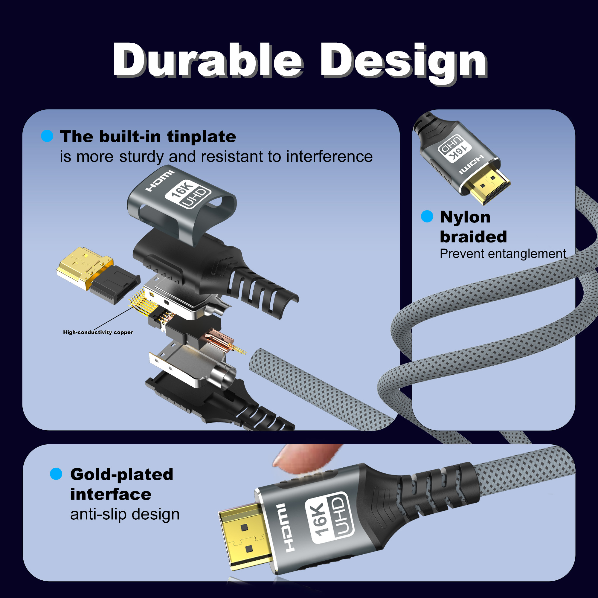 16K HDMI 2.2 Cable 96Gbps 8K@1 - Home Cinema Gaming incelemesi ve fiyatı