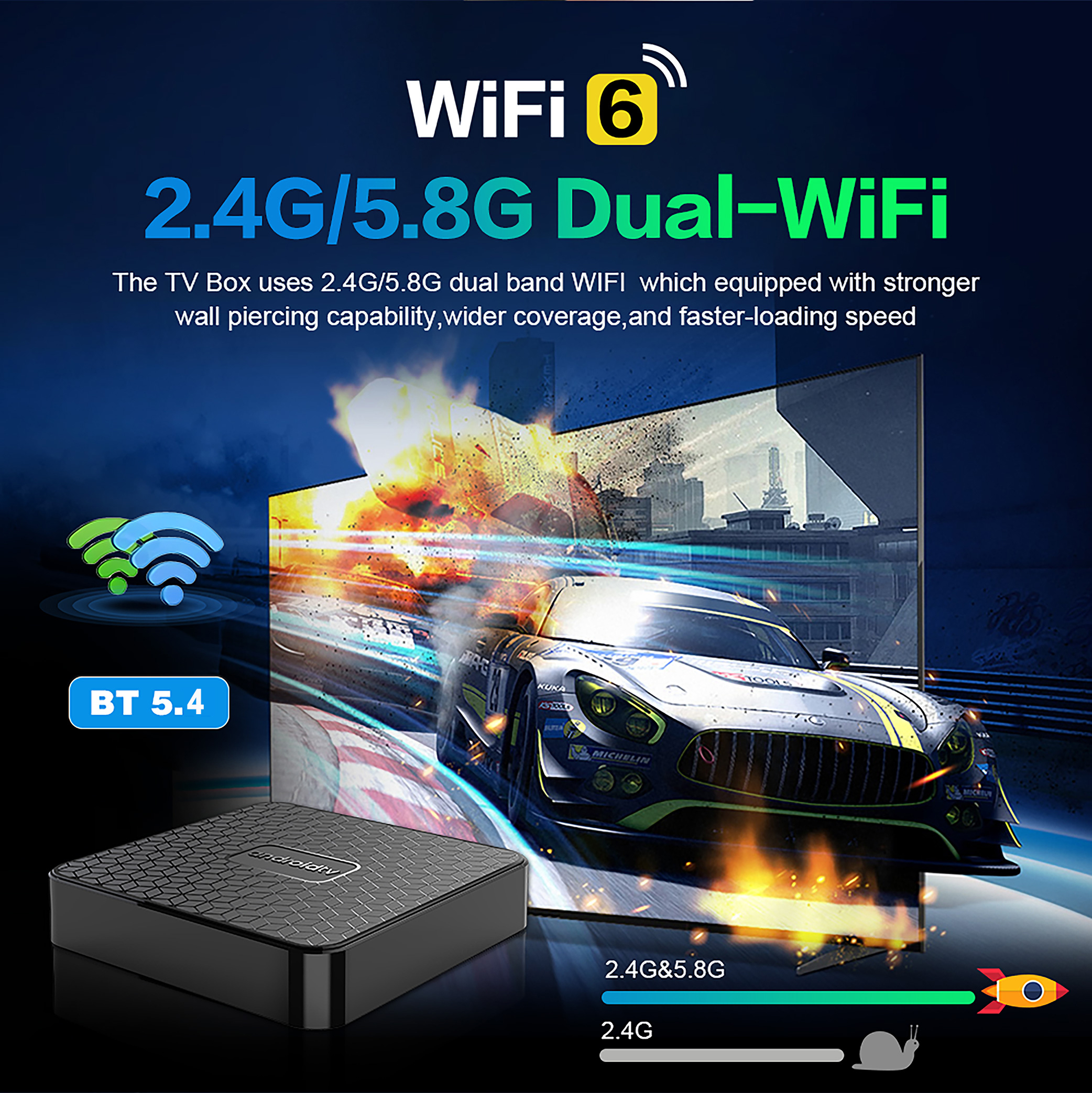 T8s Android 16 Smart TV Box 8G - Home Cinema Google incelemesi ve fiyatı