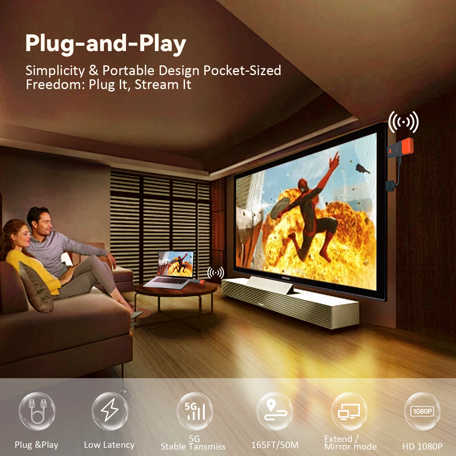 Wireless Transmitter & Receive - Home Cinema Gaming incelemesi ve fiyatı