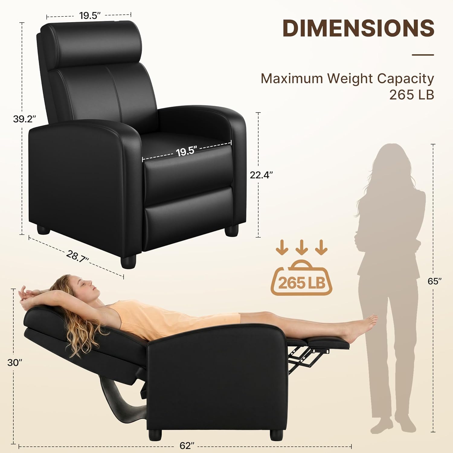 PU Leather Recliner Chair, Pus - Home Cinema Couch incelemesi ve fiyatı