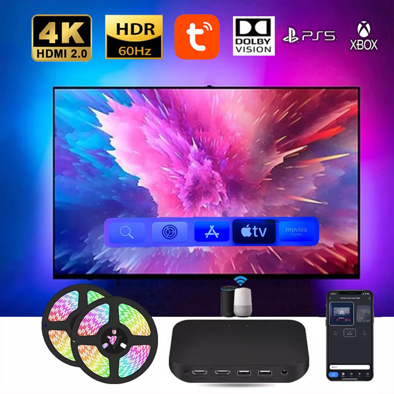Smart Ambient TV Led Backlight - Home Cinema Google incelemesi ve fiyatı