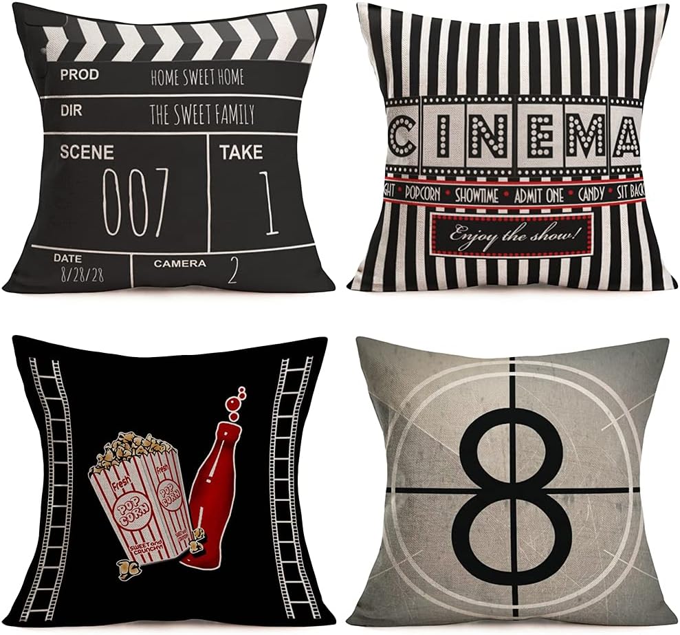 Retro Cinema Pillowcase Person - Home Cinema Couch incelemesi ve fiyatı