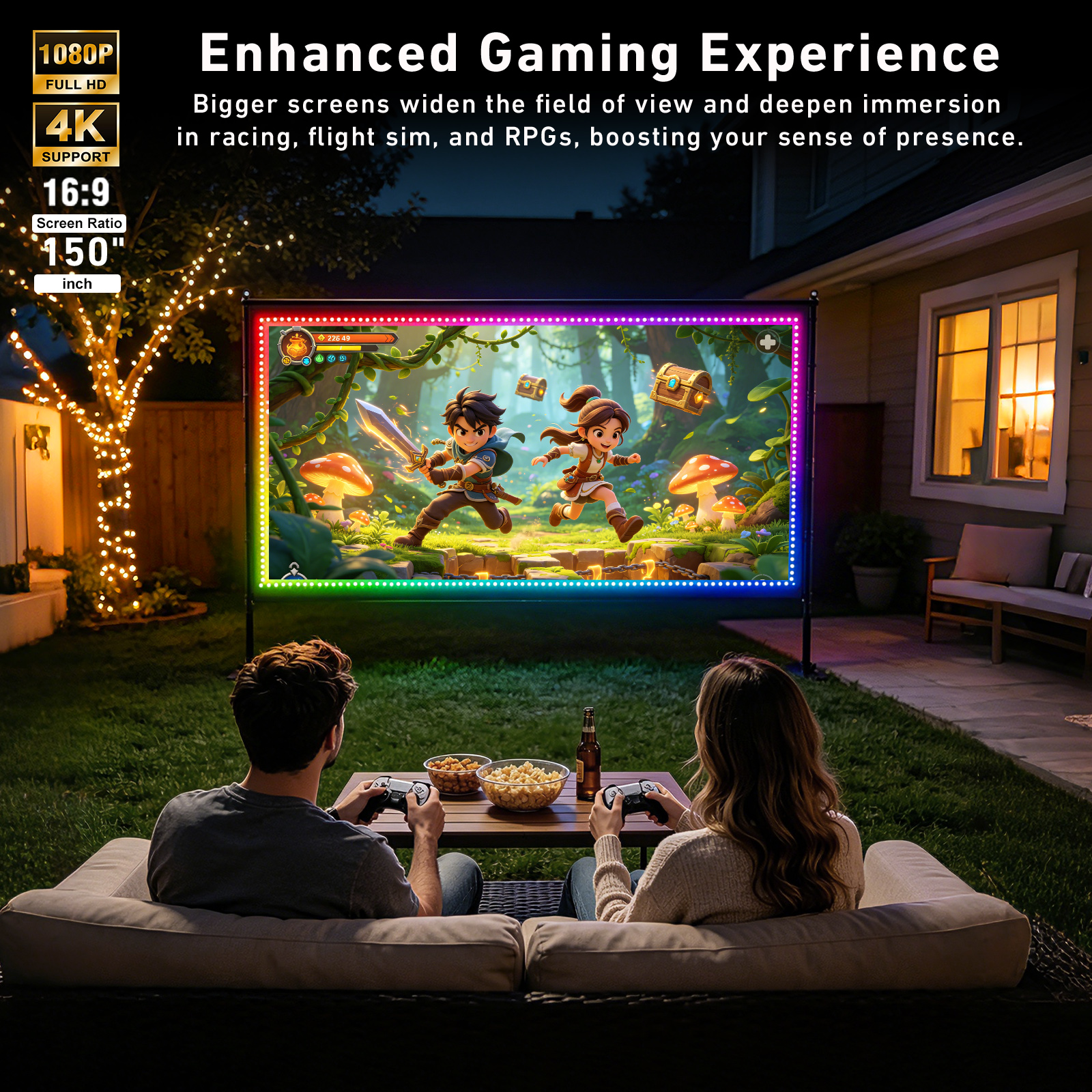 LED Projector Screen with Stan - Home Cinema Events incelemesi ve fiyatı