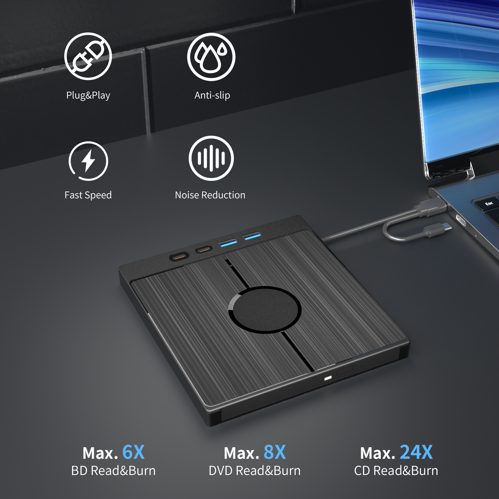 7 in 1 External Blu Ray Drive  - Blu Ray Disc Player incelemesi ve fiyatı