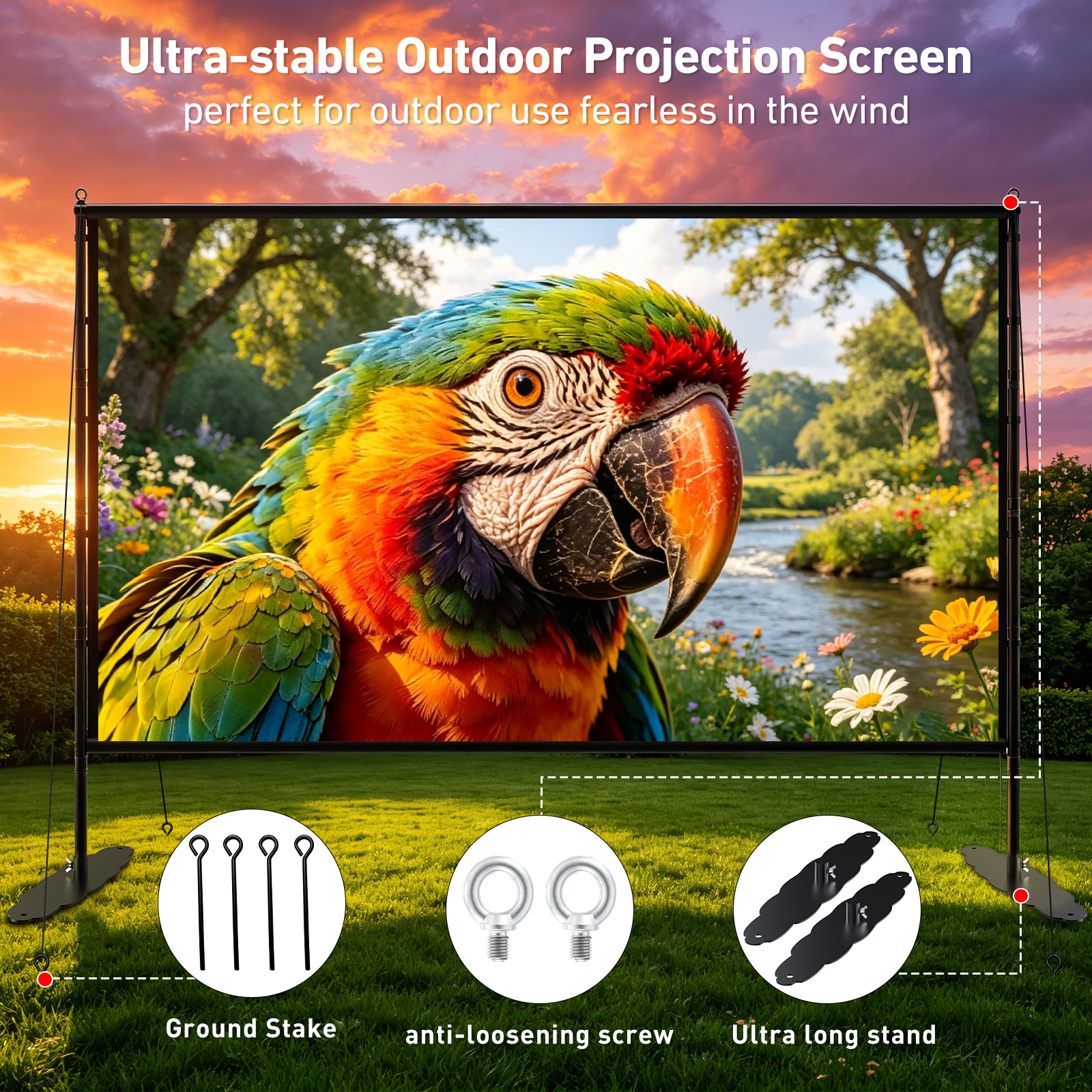 150 inch Projector Screen with - Home Cinema Events incelemesi ve fiyatı