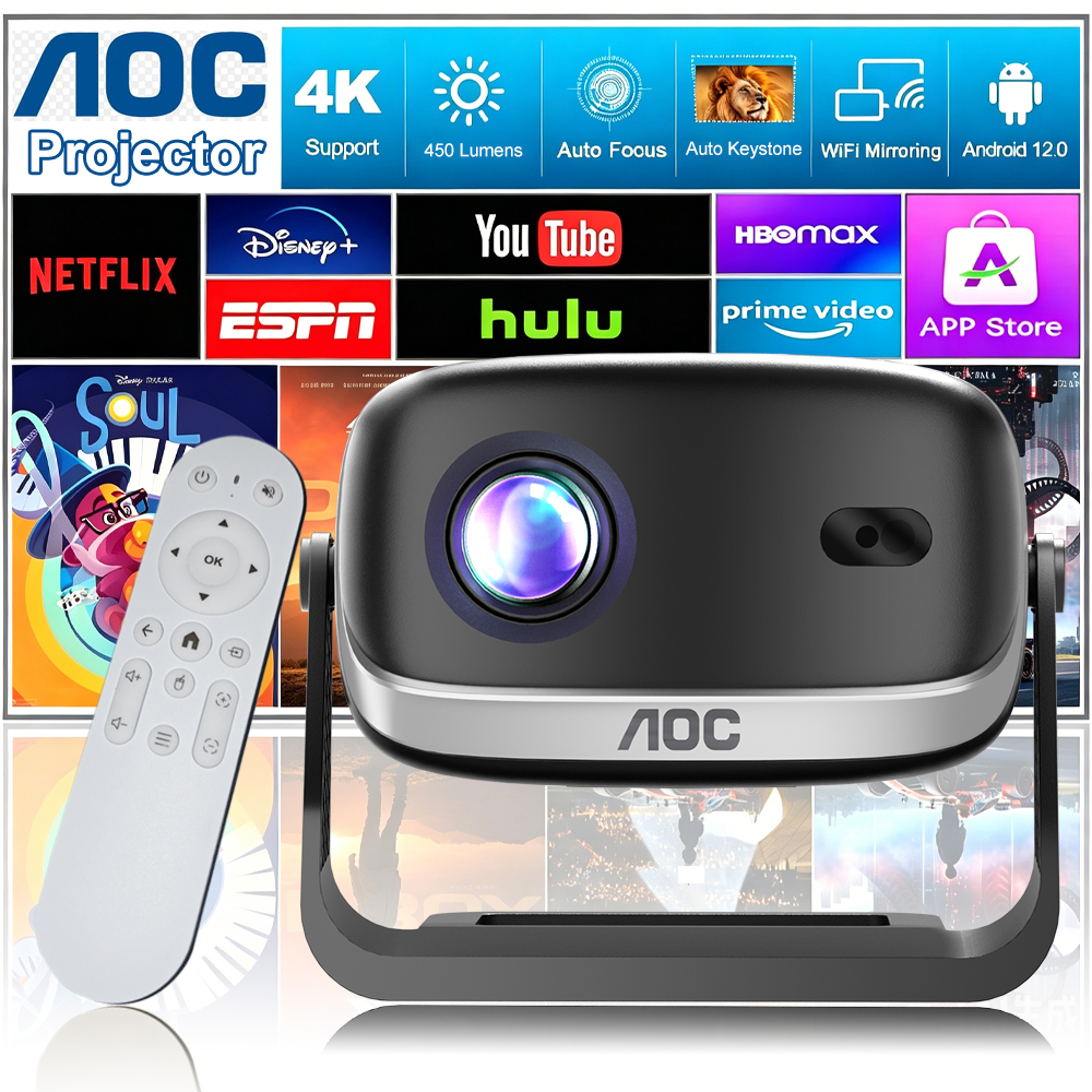 AOC Portable HD Smart Projecto - Home Cinema Gaming incelemesi ve fiyatı