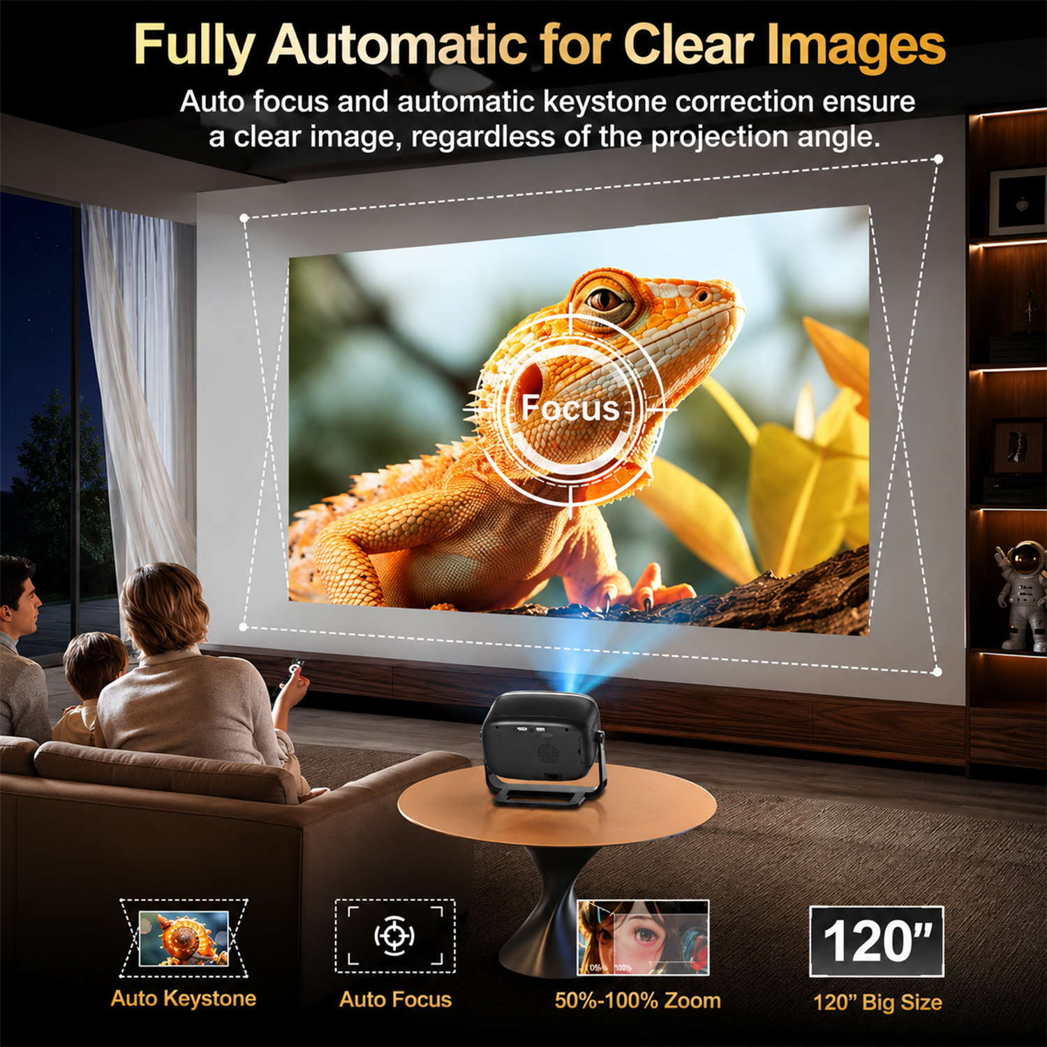 AOC Portable HD Smart Projecto - Home Cinema Gaming incelemesi ve fiyatı