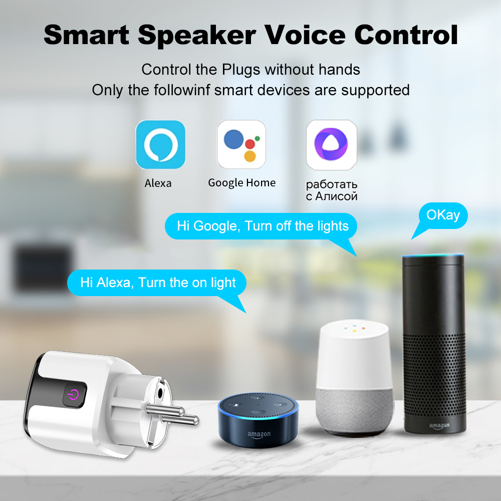 Smart 20A EU Plug WiFi+Bluetoo - Home Cinema Alexa incelemesi ve fiyatı