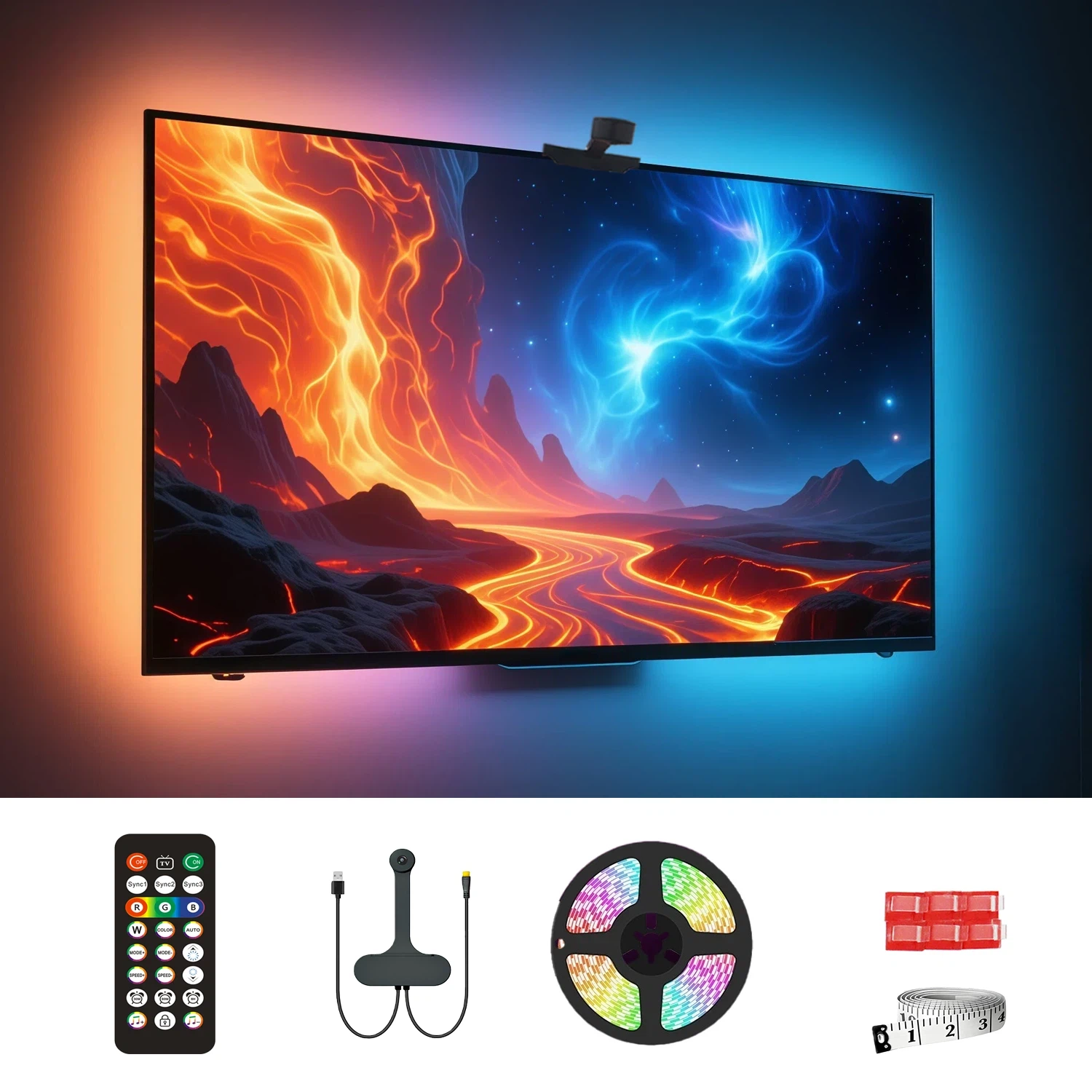 WACUAAO AI Sync LED TV Backlig - Home Cinema Gaming incelemesi ve fiyatı