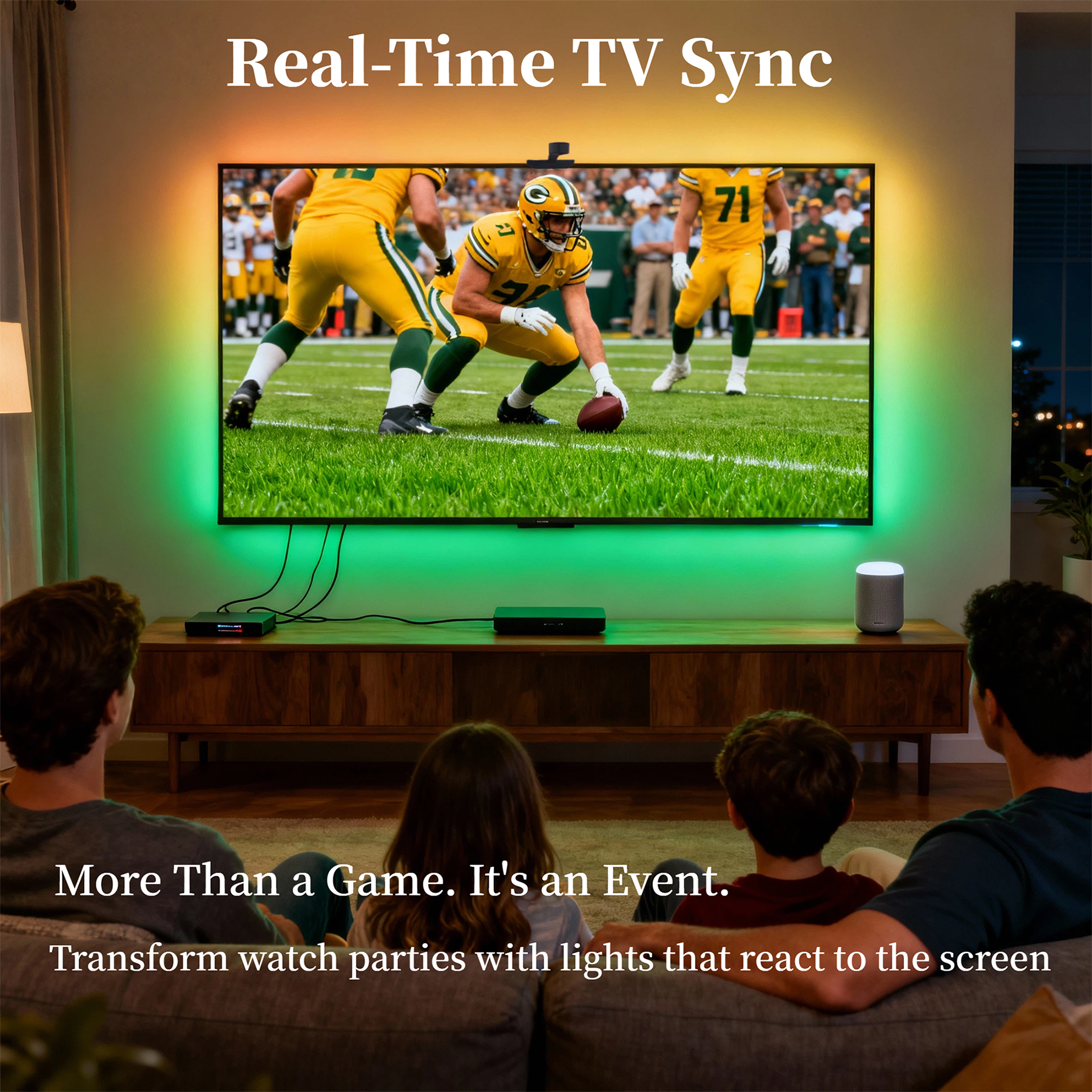WACUAAO AI Sync LED TV Backlig - Home Cinema Gaming incelemesi ve fiyatı