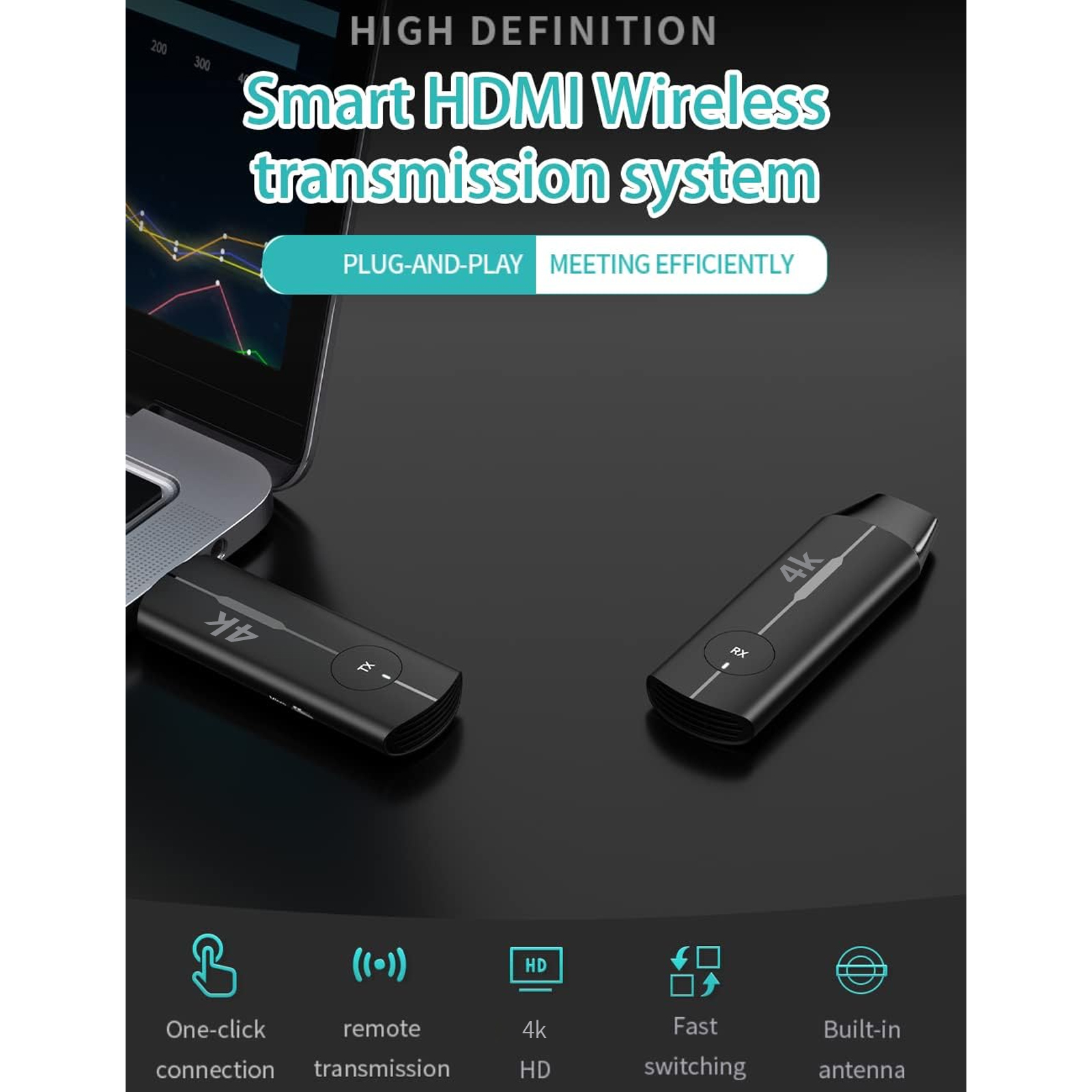 100M Wireless HDMI Transmitter - Home Cinema Gaming incelemesi ve fiyatı