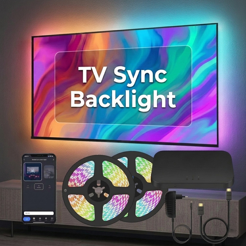 Smart Ambient TV Led Backlight - Home Cinema Google incelemesi ve fiyatı