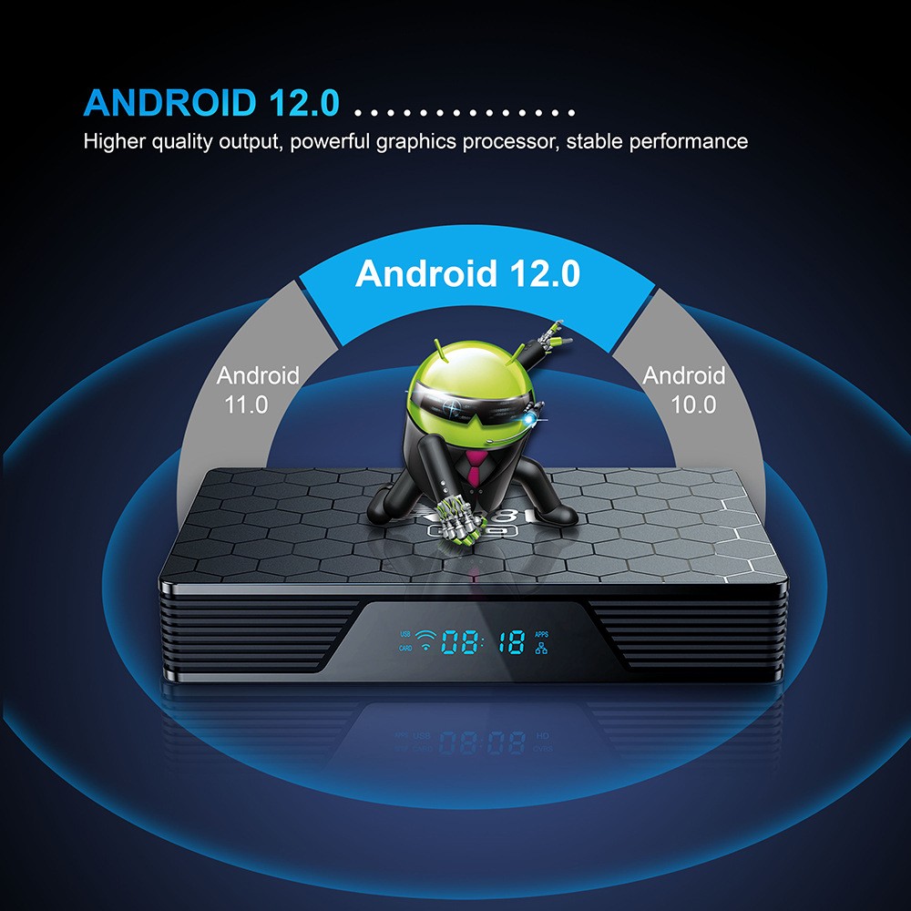 X98H Pro Smart TV Box 6K 2.4&5 - Home Cinema Google incelemesi ve fiyatı