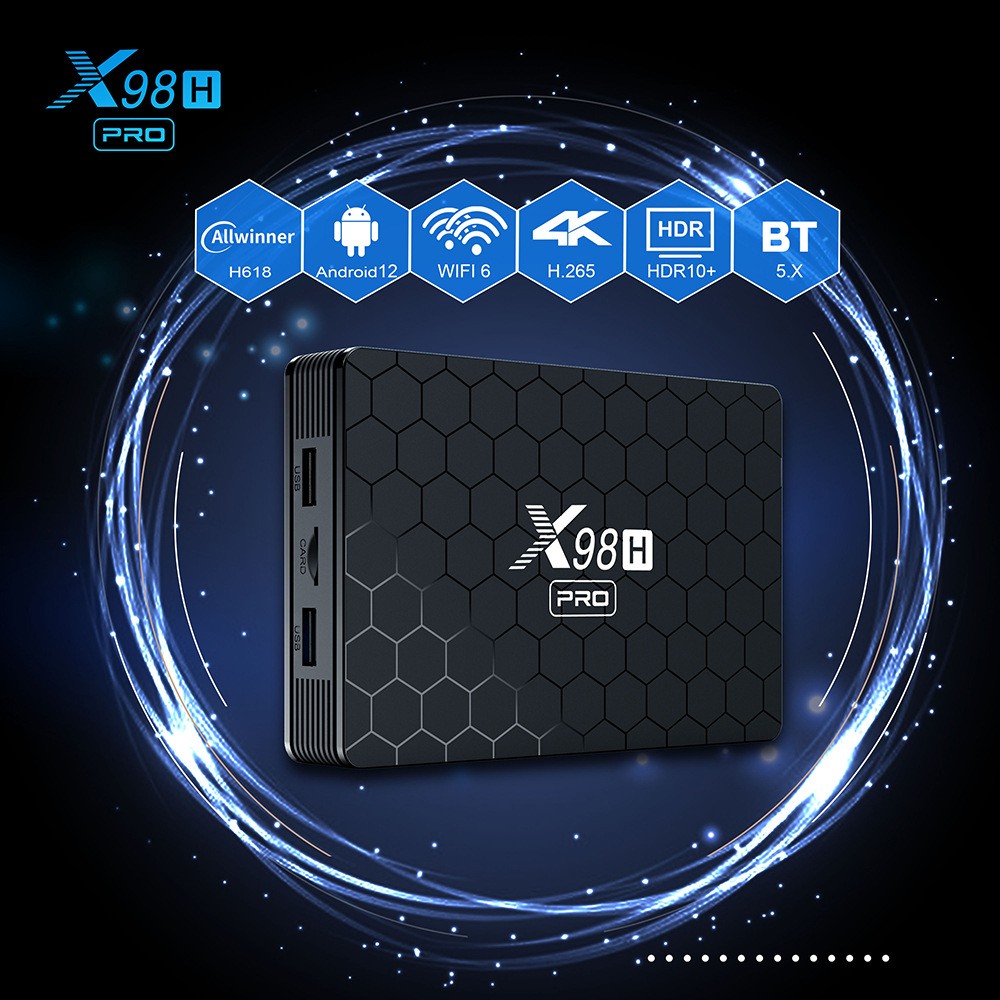 X98H Pro Smart TV Box 6K 2.4&5 - Home Cinema Google incelemesi ve fiyatı
