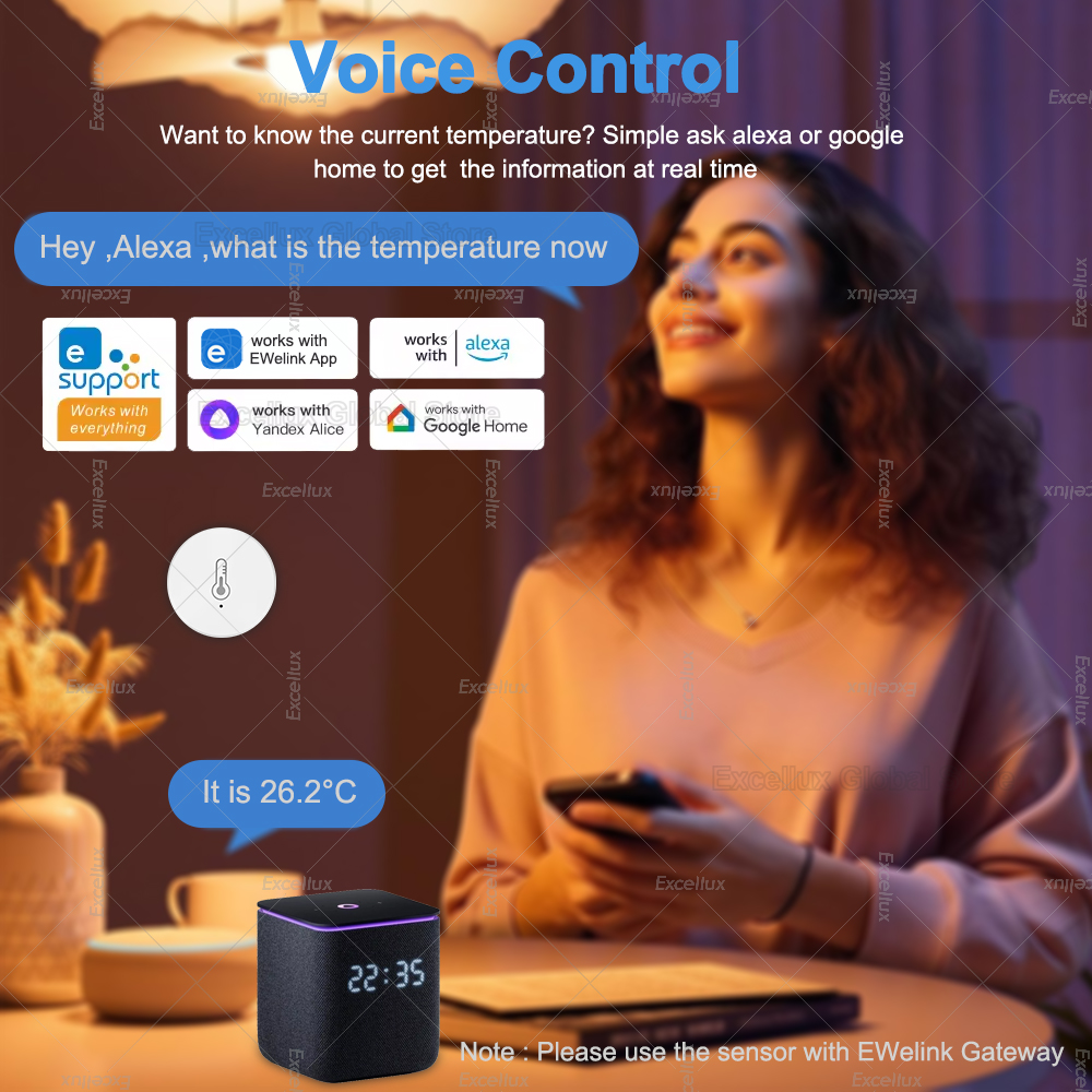 EWelink Smart Zigbee Temperatu - Home Cinema Alexa incelemesi ve fiyatı