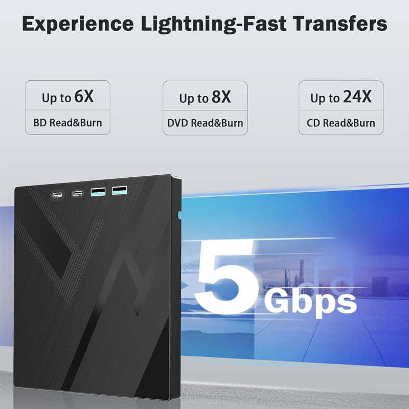 7 in 1 External Blu Ray Drive  - Blu Ray Disc Player incelemesi ve fiyatı