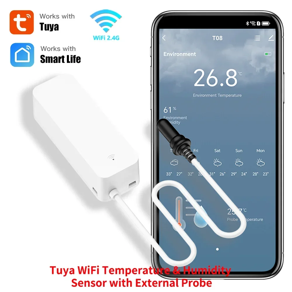 Tuya WiFi Temperature Humidity - Home Cinema Alexa incelemesi ve fiyatı