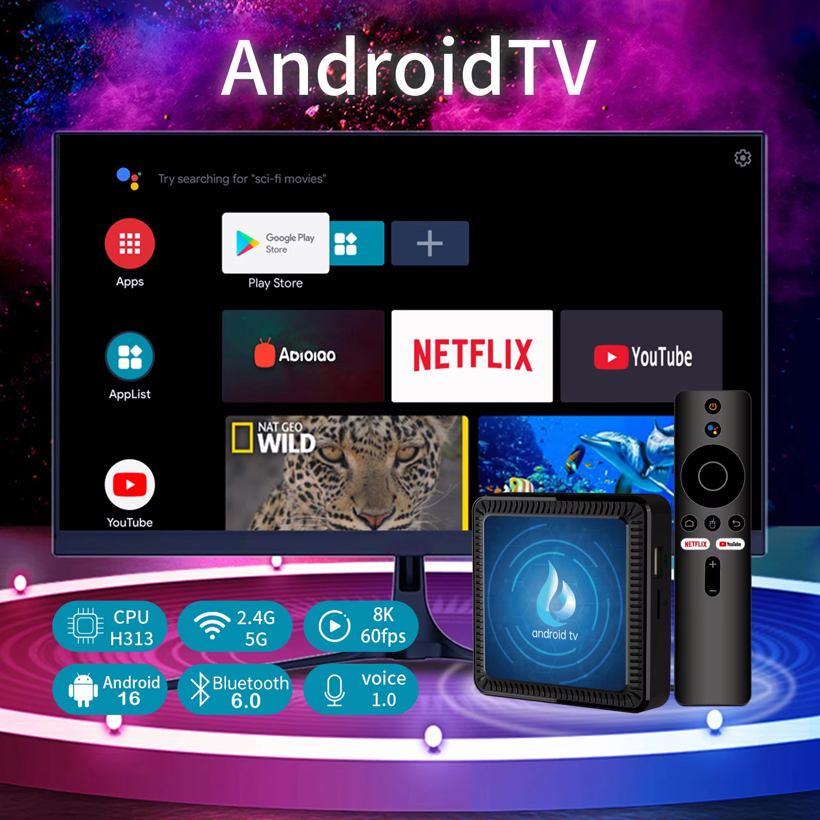 Q17 Smart TV Box 5G Wifi Andro - Home Cinema Google incelemesi ve fiyatı
